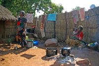 One Mukuni Family Hut and kitchen